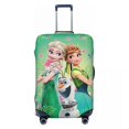 thumbnail image 1 of Custom Cartoon Frozen Princess Travel Luggage Cover Washable Suitcase Cover Protector Fit 18-32 Inch, 1 of 1