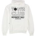 thumbnail image 2 of Elevenparis Hombre Landino Smiley Sudadera con capucha blanca M, 2 of 2