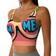 thumbnail image 2 of Fotbe Hello Summer Sujetador Deportivo Largo sin Aros para Mujer con Almohadillas y Soporte Medio, Transpirable y Absorbente, Camiseta Tipo Chaleco o Tank Top-X-Large, 2 of 8