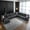 Dark Gray, variant on 122.8" Modern Oversized L-Shaped Linen Modular Sectional Sofa, 6-Seater Corner Couch with Storage Ottoman and USB Ports for Living Room
