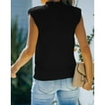 thumbnail image 3 of MURMUREY Women's Mock Neck Knit Sweater Vest Sleeveless Casual Trendy Summer Ribbed Pullover Tank Tops, 3 of 5