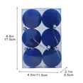 thumbnail image 2 of Steadline 6-Piece Flocked Velvet Christmas Ornament Set - 2.4 Inch Decorative Hanging Balls for Tree Decor and Holiday Home Decoration During Festive Season, 2 of 8