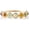 Yellow, variant on VRJewels 14K Solid Yellow Gold Tourmaline Half Eternity Band Dainty Wedding Band Gift for Her Birthday, Engagement, Wedding, Anniversary