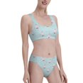 thumbnail image 2 of Xecao Milk Tea for Two-Piece Swimsuit for Women - a sporty, high-waisted bathing suit perfect for the beach, parties, or surfing adventures, 2 of 8