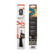 Nite Ize Gear Tie Loopable Twist Tie 18 Inch 2 pack Black Rubber