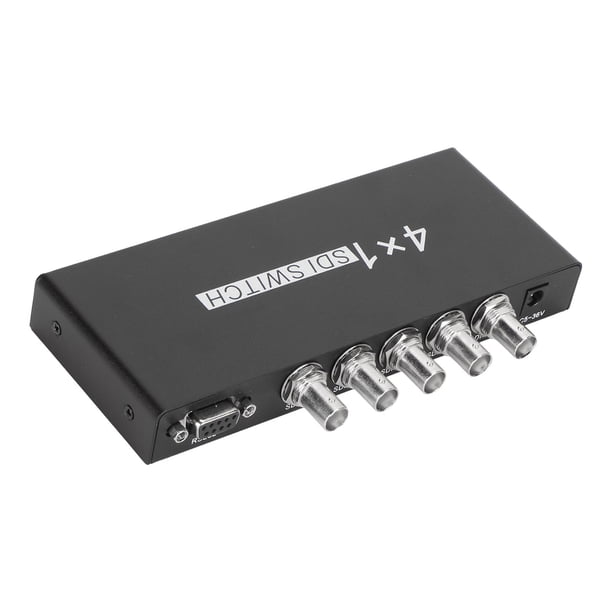 SDI Splitter 4 in 1 Out, 4 Channels SDI Splitter 1080P@60Hz Resolution ...