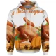 thumbnail image 3 of Sudadera con capucha de pavo, calabaza, hoja de arce, ropa para hombre, marcas de otoño, sudadera con capucha para hombre, duradera, asequible, para el día de Acción de Gracias, sudadera de invierno, 3 of 5