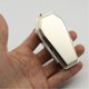 thumbnail image 5 of White Iron Casket Shaped Pocket Ashtray Portable Ashtray With Lids Ash Box School Bags With Charging Port (silver 1pc), 5 of 5