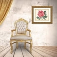 thumbnail image 3 of Curtis 32x26 Gold Ornate Wood Framed with Double Matting Museum Art Print Titled - Peony Garden I, 3 of 4