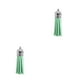 thumbnail image 3 of Toystoory 28 Piezas Bolsa Keychian Encantos Exquisito Llavero Borlas Simple Llavero Borla Adorno DIY Accesorio para Bolsas Llaves Verde Verde 2piezas Toystoory CBP213854, 3 of 6