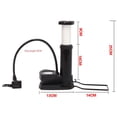thumbnail image 4 of For Car Portable High Pressure Pedal Inflator Pump With Tire Air Pressure Gauge Square Mark, 4 of 9