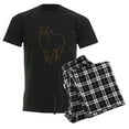 thumbnail image 6 of CafePress - Cute Alpaca Men's Dark Pajamas - Men's Dark Loose Fit Cotton Pajama Set, 6 of 7