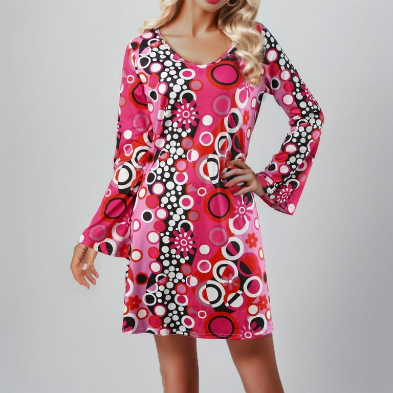 Long disco dress deals