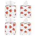 thumbnail image 2 of Kdxio Hand Drawn Watermelon Print Tissue Box Cover,Square Decorative PU Leather Facial Paper Case Organizer Holder Dispenser for Bathroom,Night Stands,Desk,Car 5.2''X5.2''X5.2'', 2 of 8