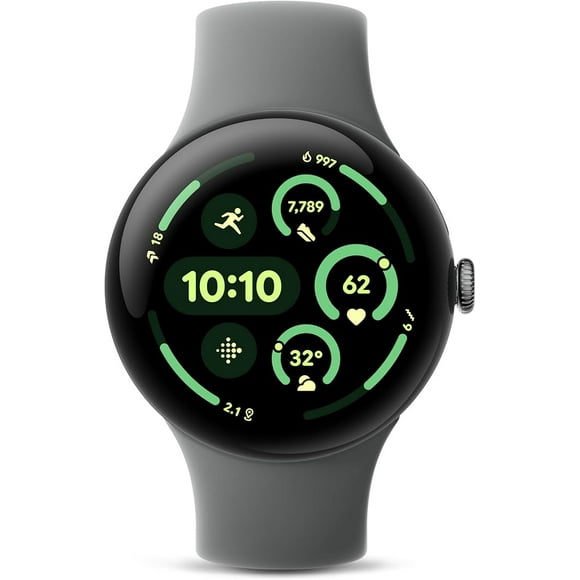 Google Pixel Watch 3 (45mm) - Hazel Band Android Smartwatch with Heart Rate Tracking, Advanced Running from Fitbit, Fitness Insights, 24-Hour Battery -