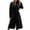 Black, variant on Vedolay Women's Winter Coats Casual Business Button Cardigan Coat Black,2XL