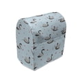 thumbnail image 1 of Swan Stand Mixer Cover, Dark Color Swans on Pale Blue Backdrop with Little Black Circles and Red Dots, Kitchen Appliance Organizer Bag Cover with Pockets, 5 Quarts, Grey Pale Blue Red, by Ambesonne, 1 of 4
