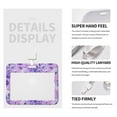 thumbnail image 4 of Cauagu Violet for ID Badge Holder,Badge Holder with Windows Key Card Work Badge Sleeve for Office/ Factory/ID Credit Cards/Proximity Key Cards, 4 of 7