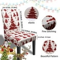 thumbnail image 4 of Christmas Chair Covers Set of 4 Christmastree Chair Back Cover Christmas Dining Chair Covers for Party Kitchen Removable Office Chair Cover, 4 of 7