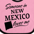 thumbnail image 4 of Inktastic Someone in New Mexico Loves Me Boys or Girls Baby Bib, 4 of 4