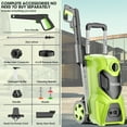 thumbnail image 2 of Fenbeli Electric Pressure Washer, 4800PSI Max 2.8 GPM for Car/Driveway/Patio/Pool Clean, Touch Screen, 2 of 7