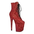thumbnail image 2 of Women's Pleaser Flamingo 1020GWR Glitter Platform Mid Calf Boot, 2 of 2