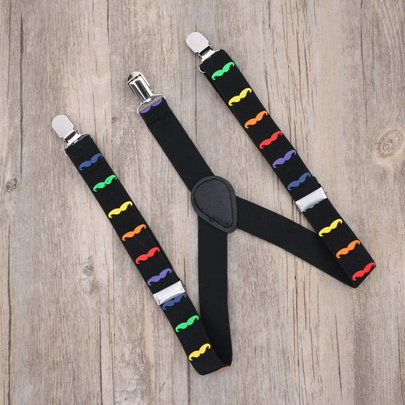Pretyzoom 1Set Suspenders for Kids Y-shape Polyester Adjustable Clip Closure for Everyday Use