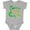 AC-Heather Grey, variant on Inktastic My Nan Loves Me Grandson Dinosaur Boys Baby Bodysuit