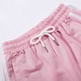 thumbnail image 7 of CAICJ98 Girls Cotton Sweatpants Side Striped Wide Leg Pants with Pockets Sports Trousers Girl Sweatpants (Pink,5-6 Years), 7 of 7
