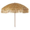 thumbnail image 4 of Parasol de plage rond en chaume Hawaïen 1,8 m Mainstays, 4 of 7
