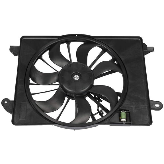ECCPP Radiator Cooling Fan 622550 674-01031 68050129AA Replacement fit for 2009-2017 for Chrysler 300 2009-2017 for Dodge Challenger 2009-2017 for Dodge Charger