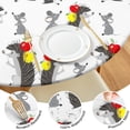 thumbnail image 4 of Cute Hedgehog Apple Round Fitted Tablecloth with Elastic Edge,Dining Table Cover Waterproof,Outdoor Round Tablecloth for Camping,Dining,Indoor and Outdoor, 4 of 7