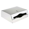 thumbnail image 1 of Bathroom Tissue Paper Towel Dispenser Napkins Container, C Fold Paper Towel Dispenser Stainless Steel, 1 of 5
