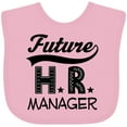 thumbnail image 3 of Inktastic Future HR Manager Boys or Girls Baby Bib, 3 of 4