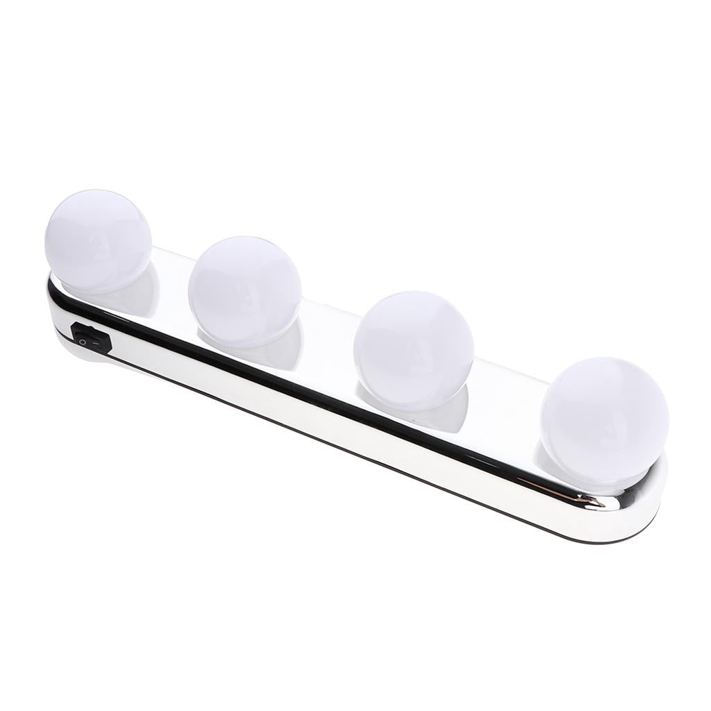 EHJRE 3x Style LED Vanity Mirror Lights Kit with 4 Light Bulbs, Lighting Fixture Strip for Makeup Vanity Table in Dressing Room