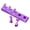Purple, variant on Yihuala Stylish Nails Display Rack With Sturdy Construction Not Metallic For Salon Manicure Training Use