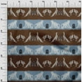 thumbnail image 2 of oneOone Cotton Poplin Fabric Stripe|Bird & Monkey Ikat Print Fabric BTY 56 Inch Wide, 2 of 4