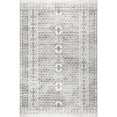thumbnail image 5 of nuLOOM Hettie SpinClean Transitional Tribal Machine Washable Area Rug, 8' x 10', Hettie Light Grey, 5 of 8