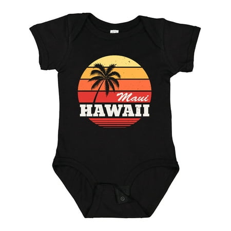 

Inktastic Maui Hawaii Retro Sunset Gift Baby Boy or Baby Girl Bodysuit