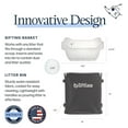 thumbnail image 5 of SiftEase Sifting Litter Box Cleaner, 16 x 14 x 10.5 Inches, Dark Grey - 1 Pack, 5 of 9