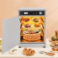 thumbnail image 3 of Hot Box Food Warmer, 4-Tier 600W Commercial Countertop Heated Holding Cabinet with Temperature Control and Display Meter, Stainless Steel Electric Food Warming Cabinet for Restaurants Canteens, 3 of 17
