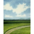 thumbnail image 2 of Popp, Grace 26x32 White Modern Wood Framed Museum Art Print Titled - Blue Ridge Path I, 2 of 4