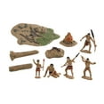 thumbnail image 2 of FashionCha Primitive People Statue Micro Decorative Ornaments Crafts Novelty Primitive Life, 2 of 9