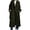 Army Green, variant on Women's Winter Camel Wool Trench Coat Double Breasted Notch Lapel Midi Long Overcoat with Belt and Pockets