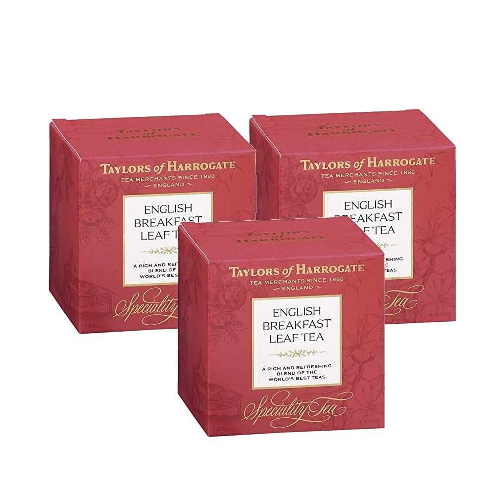 Taylors of Harrogate English Breakfast Loose Leaf Tea - 3 Pack (125g ...