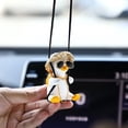 thumbnail image 2 of 2 Adornos Colgantes para Coche de Pato oscilante Adorno de Coche de Pato de Goma con Casco de hélice Colgante para Espejo retrovisor de Coche de Pato Amarillo (Estilo Fresco) brillar Electrónica, 2 of 5