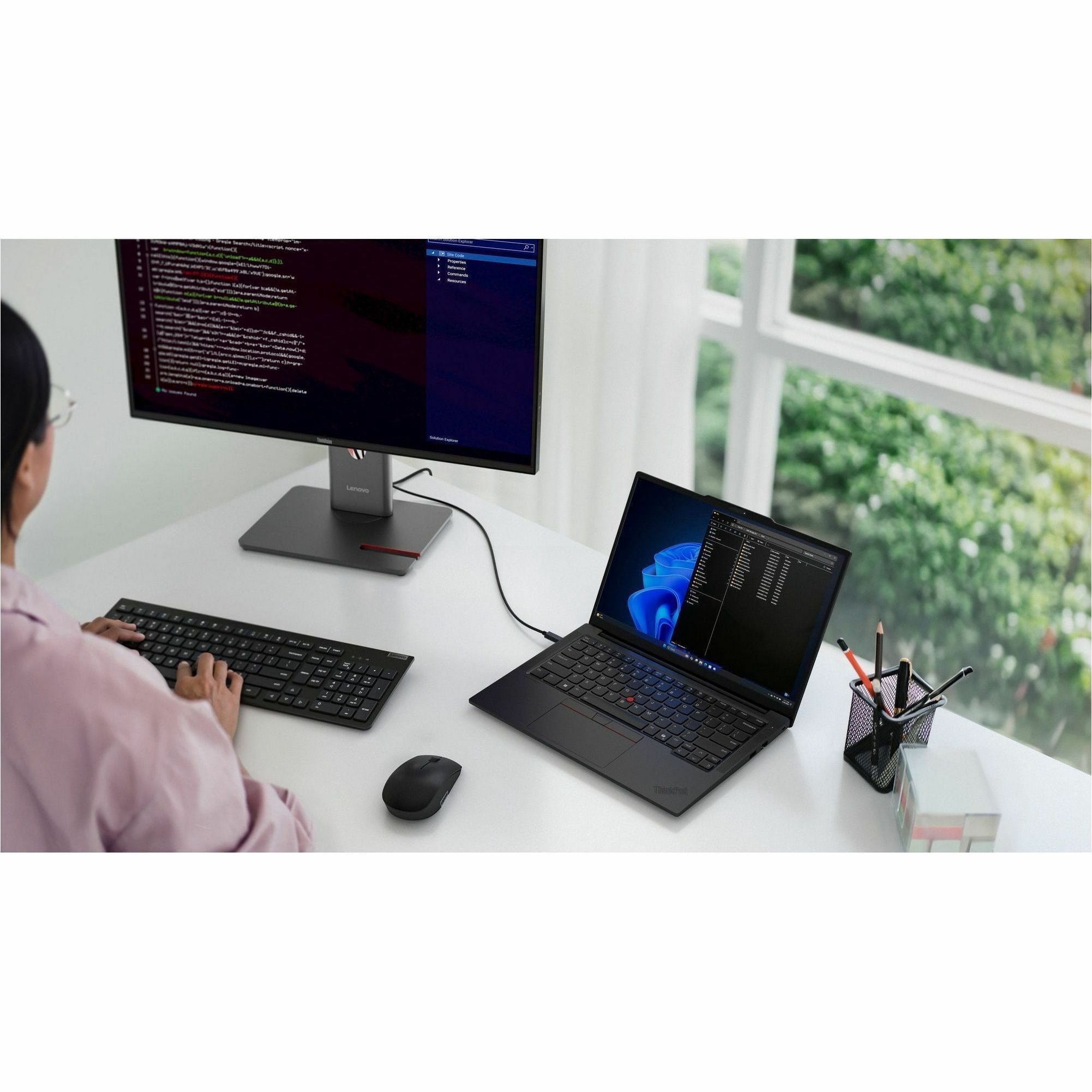 Lenovo ThinkPad 14" Laptop, Intel Core Ultra 7 255H, 16GB RAM, 512GB SSD, Windows 11 Pro, 21SX0039US