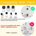 thumbnail image 3 of iTODOS Soporte de piso para monitor de bebé compatible con monitor de bebé Vtech VM901/VM919/VM819/VM924/VM776/VM818, mantiene al bebé alejado del tacto, materiales metálicos fuertes y pesados, más se, 3 of 5