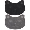 thumbnail image 1 of Miangastore Tapis pour Animaux Gris Foncé Abs 2 Pcs 15.7X11X0.4In, 1 of 8