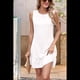 thumbnail image 4 of Vestido de Verano Sin Mangas para Mujer, Cuello Redondo, Volantes Escalonados, Lazo, Espalda Descubierta, Corte A, Suelto, , Talla XL, 4 of 10